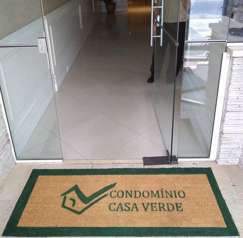 COCO-REAL-TAPETES Capacho de fibra de coco para Condomínio Casa Verde - Real Tapetes