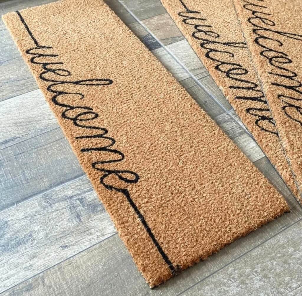 Capacho de entrada - Capacho de fibra de coco Real Tapetes