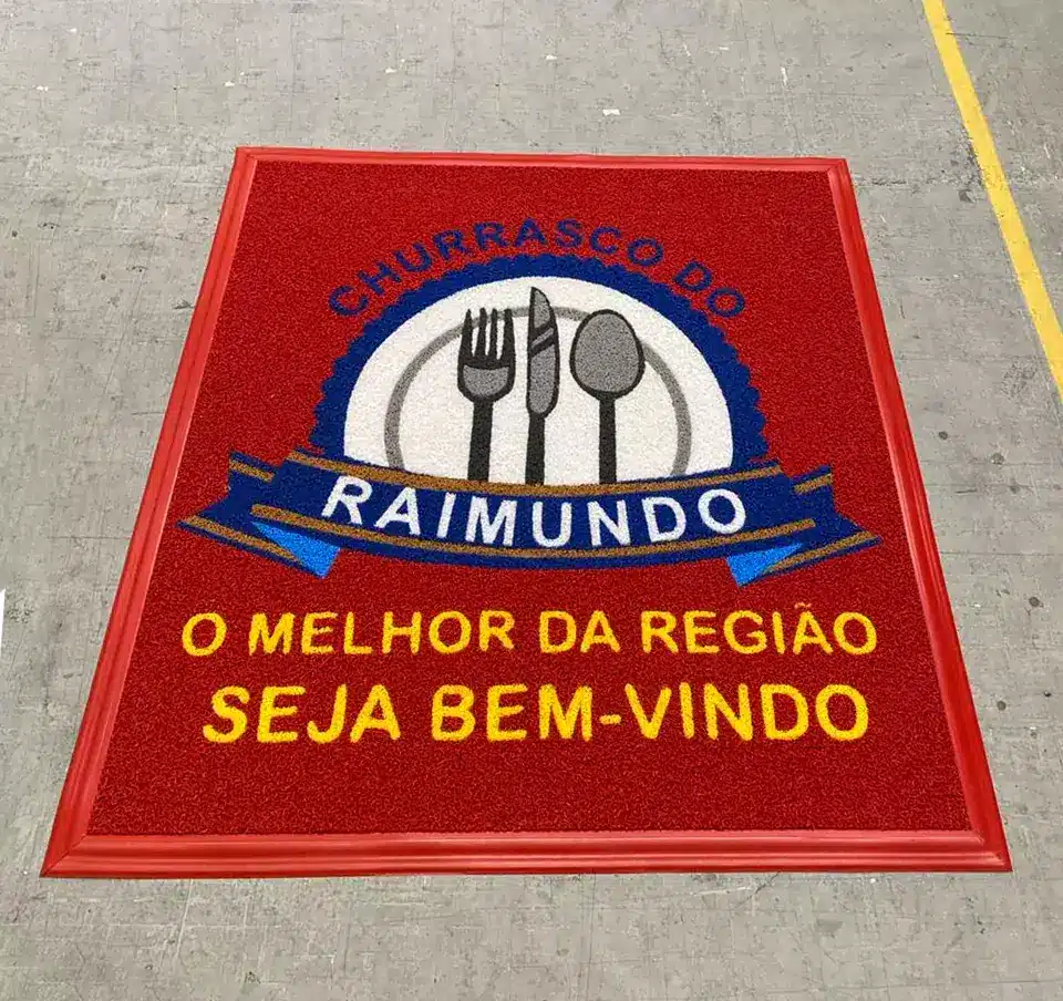 churrasco-do-raimundo- Churrasco do Raimundo Tapetes personalizados para empresas e restaurantes Real tapetes
