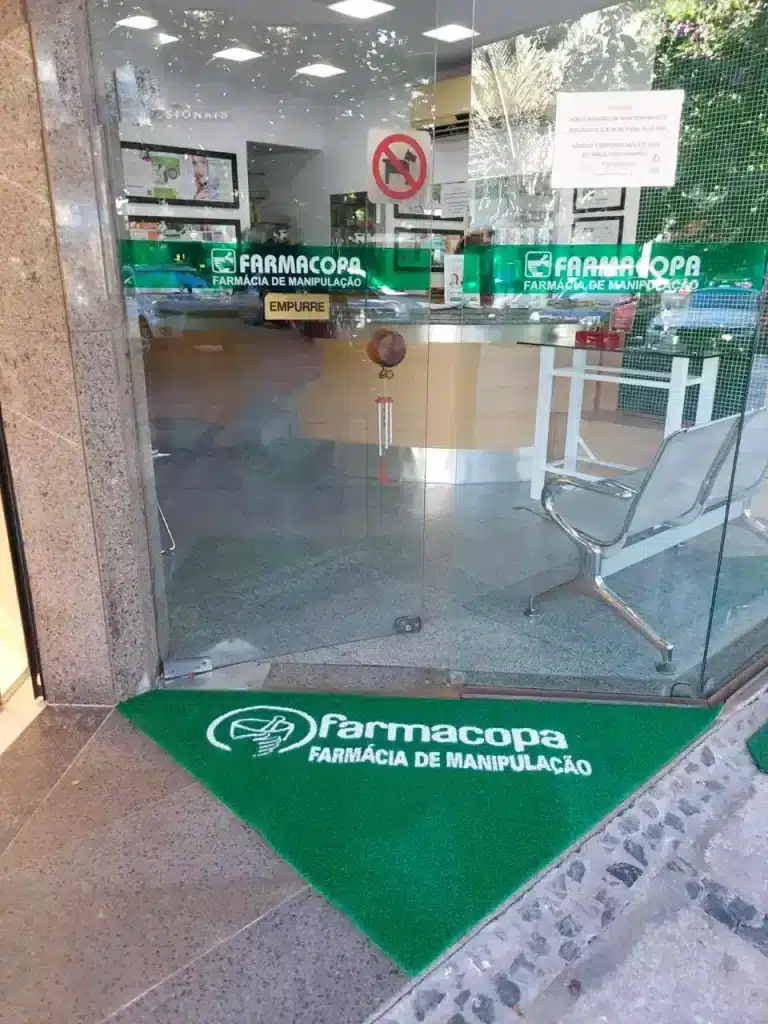 farmacopa- Farmacopa - Tapetes para entrada de lojas e empresas Real tapetes
