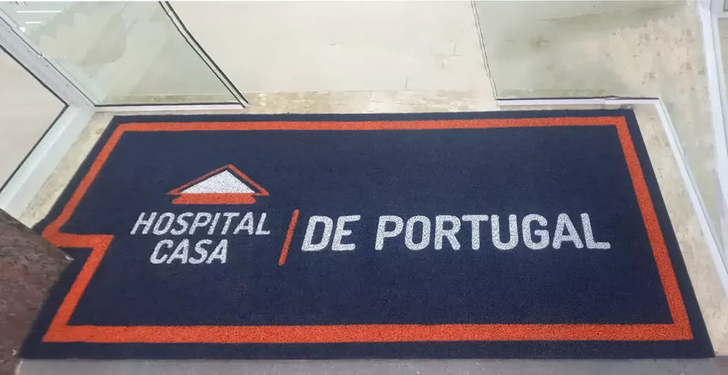 Tapetes personalizados para clínicas e hospitais - Real tapetes