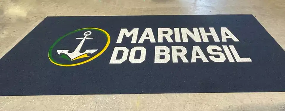 Tapete com Brasão Marinha do Brasil - Real Tapetes