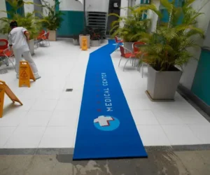 Tapetes personalizados para Clínicas e hospitais - Real tapetes