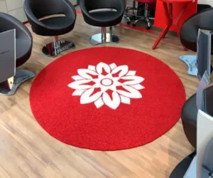 Tapetes personalizados para salões de beleza e barbearias - Real tapetes